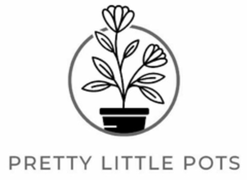 PRETTY LITTLE POTS Logo (USPTO, 08/10/2020)