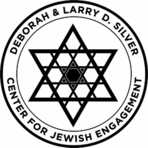 DEBORAH & LARRY D. SILVER CENTER FOR JEWISH ENGAGEMENT Logo (USPTO, 01.09.2020)