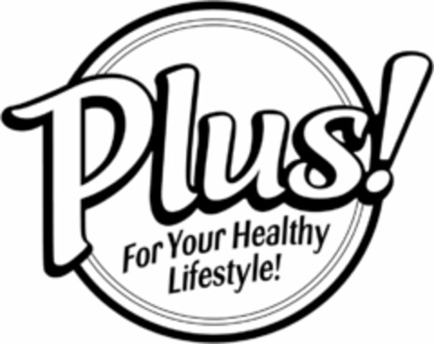 PLUS! FOR YOUR HEALTHY LIFESTYLE! Logo (USPTO, 05/26/2009)