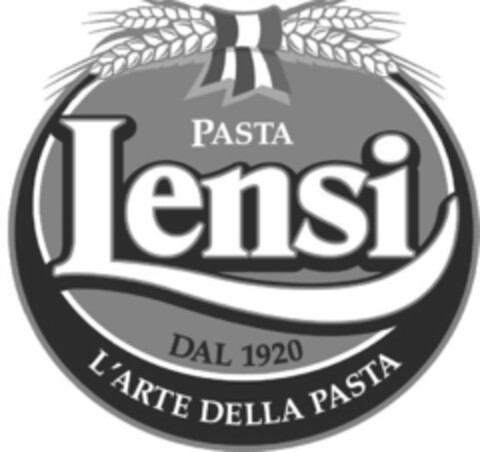 PASTA LENSI DAL 1920 L'ARTE DELLA PASTA Logo (USPTO, 07/24/2009)