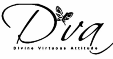 D'VA DIVINE VIRTUOUS ATTITUDE Logo (USPTO, 03.08.2009)