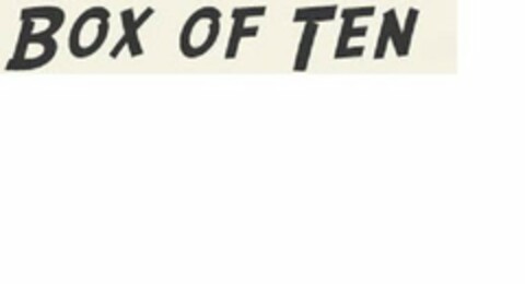 BOX OF TEN Logo (USPTO, 14.08.2009)