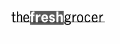 THE FRESH GROCER Logo (USPTO, 08/25/2009)