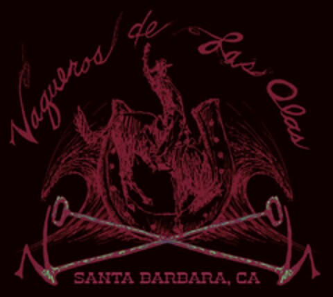 VAQUEROS DE LAS SANTA BARBARA, CA Logo (USPTO, 06.10.2010)