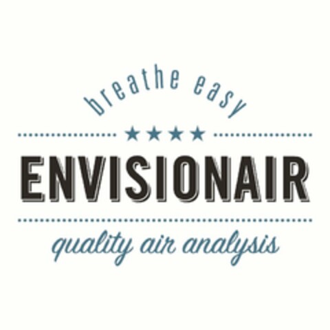 BREATHE EASY ENVISIONAIR QUALITY AIR ANALYSIS Logo (USPTO, 09/09/2011)