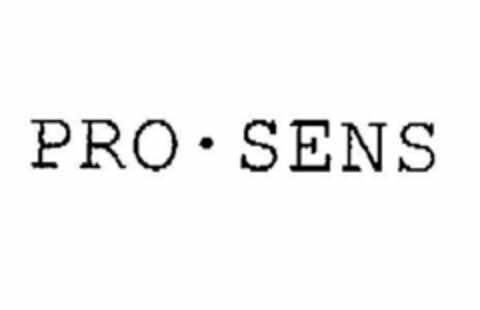 PRO SENS Logo (USPTO, 02/13/2012)