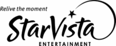 RELIVE THE MOMENT STARVISTA ENTERTAINMENT Logo (USPTO, 29.06.2012)