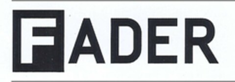 FADER Logo (USPTO, 14.08.2012)