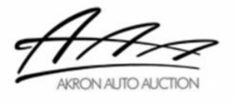 AAA AKRON AUTO AUCTION Logo (USPTO, 19.08.2013)