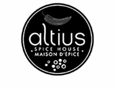 ALTIUS SPICE HOUSE MAISON D'ÉPICE Logo (USPTO, 09/12/2013)