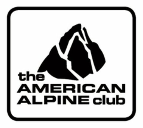 THE AMERICAN ALPINE CLUB Logo (USPTO, 19.09.2013)