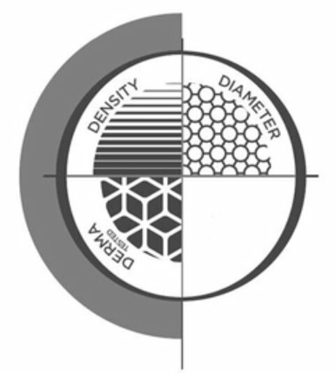 DERMA TESTED DENSITY DIAMETER Logo (USPTO, 06/20/2014)