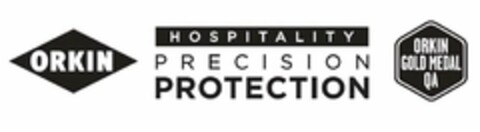 ORKIN HOSPITALITY PRECISION PROTECTION ORKIN GOLD MEDAL QA Logo (USPTO, 22.07.2014)