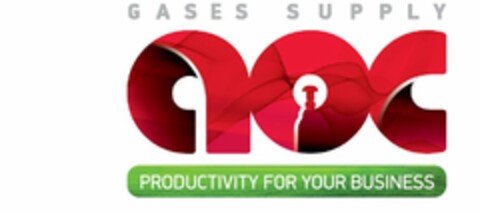 GASES SUPPLY AOC PRODUCTIVITY FOR YOUR BUSINESS Logo (USPTO, 18.08.2014)