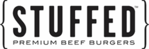 STUFFED PREMIUM BEEF BURGERS Logo (USPTO, 20.08.2014)