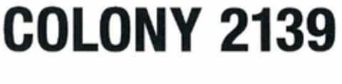 COLONY 2139 Logo (USPTO, 10.12.2014)