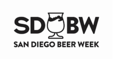 SD BW SAN DIEGO BEER WEEK Logo (USPTO, 02/06/2015)