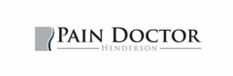 PAIN DOCTOR HENDERSON Logo (USPTO, 31.03.2015)