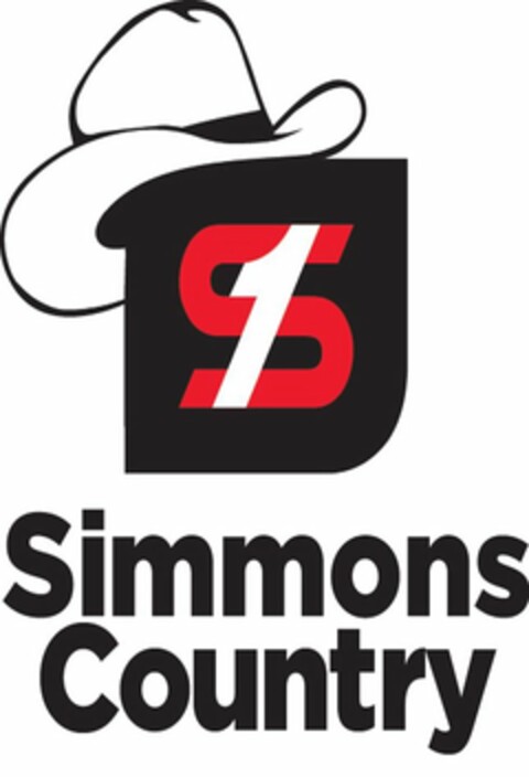 S 1 SIMMONS COUNTRY Logo (USPTO, 25.06.2015)