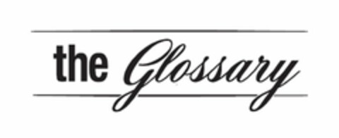 THE GLOSSARY Logo (USPTO, 23.07.2015)