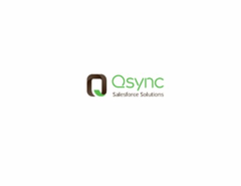 QSYNC SALESFORCE SOLUTIONS Logo (USPTO, 10.02.2016)