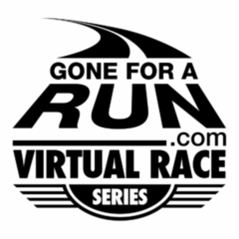 GONE FOR A RUN .COM VIRTUAL RACE SERIES Logo (USPTO, 02/16/2016)