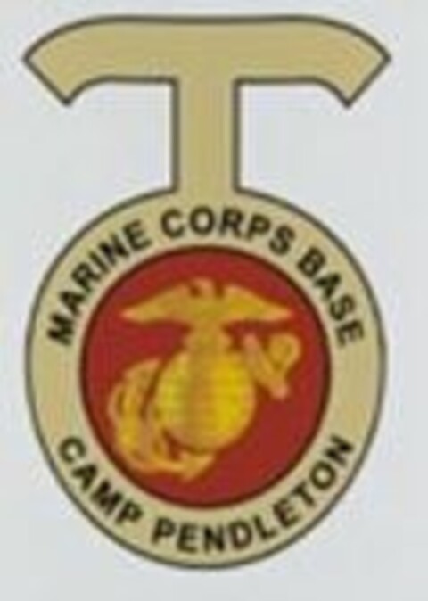 T MARINE CORPS BASE CAMP PENDLETON Logo (USPTO, 24.03.2016)