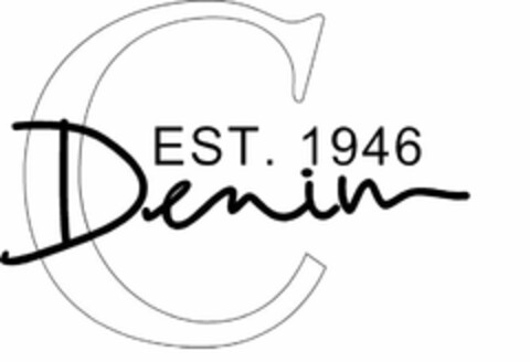 C DENIM EST. 1946 Logo (USPTO, 03.08.2016)