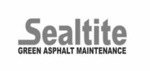 SEALTITE GREEN ASPHALT MAINTENANCE Logo (USPTO, 08/20/2016)