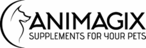 ANIMAGIX SUPPLEMENTS FOR YOUR PETS Logo (USPTO, 13.10.2016)