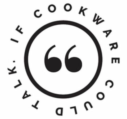 IF COOKWARE COULD TALK. Logo (USPTO, 10/31/2016)