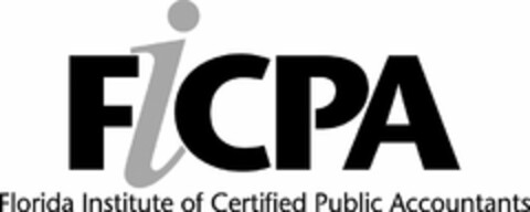 FICPA FLORIDA INSTITUTE OF CERTIFIED PUBLIC ACCOUNTANTS Logo (USPTO, 16.02.2017)