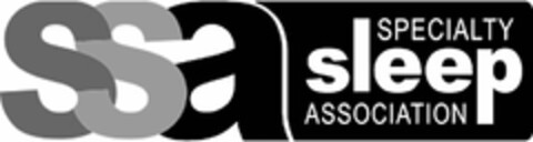 SSA SPECIALTY SLEEP ASSOCIATION Logo (USPTO, 15.03.2017)