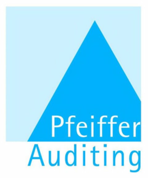 PFEIFFER AUDITING Logo (USPTO, 09.11.2017)