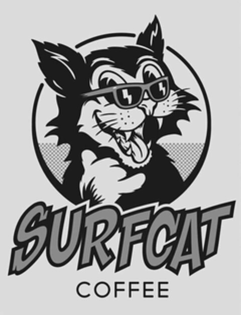 SURFCAT COFFEE Logo (USPTO, 09.01.2018)