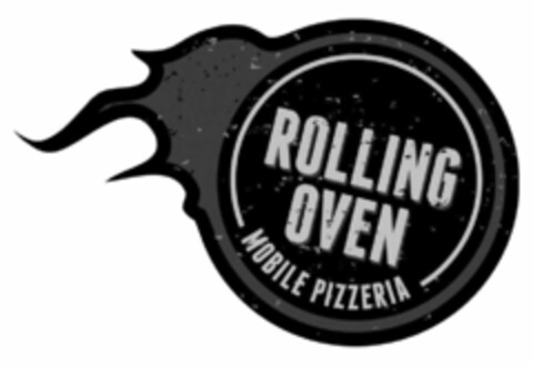 ROLLING OVEN MOBILE PIZZERIA Logo (USPTO, 17.04.2018)