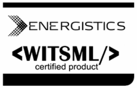 ENERGISTICS <WITSML/> CERTIFIED PRODUCT Logo (USPTO, 27.04.2018)