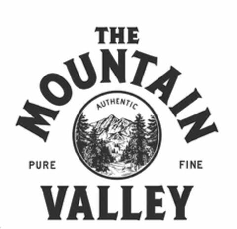 THE MOUNTAIN VALLEY AUTHENTIC PURE FINE Logo (USPTO, 16.05.2018)