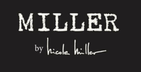 MILLER BY NICOLE MILLER Logo (USPTO, 11.02.2019)