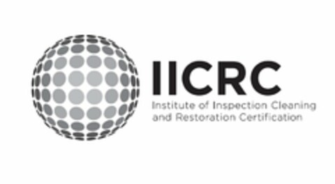 IICRC INSTITUTE OF INSPECTION CLEANING AND RESTORATION CERTIFICATION Logo (USPTO, 07/17/2019)