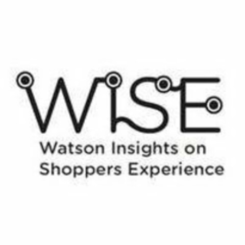 WISE WATSON INSIGHTS ON SHOPPERS EXPERIENCE Logo (USPTO, 08/01/2019)