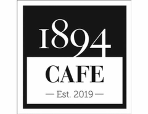 1894 CAFE EST. 2019 Logo (USPTO, 31.10.2019)