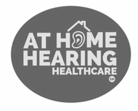 AT HOME HEARING HEALTHCARE Logo (USPTO, 04/03/2020)