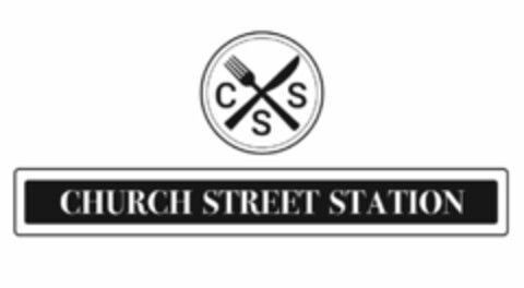 C S S CHURCH STREET STATION Logo (USPTO, 28.07.2020)