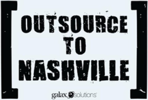 OUTSOURCE TO NASHVILLE GALAXE.SOLUTIONS Logo (USPTO, 25.08.2020)