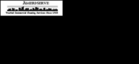 AMERI*SERVE TRUSTED COMMERCIAL CLEANING SERVICES SINCE 1965 Logo (USPTO, 04/21/2009)