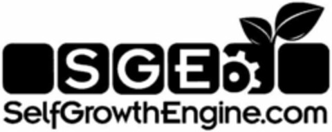 SGE SELFGROWTHENGINE.COM Logo (USPTO, 04.08.2009)