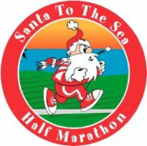 SANTA TO THE SEA HALF MARATHON Logo (USPTO, 15.12.2009)