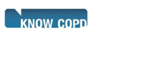 KNOW COPD Logo (USPTO, 03.05.2010)