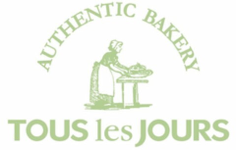 AUTHENTIC BAKERY TOUS LES JOURS Logo (USPTO, 12.11.2010)